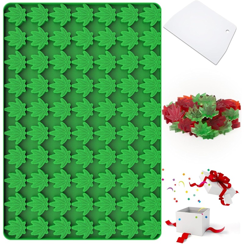 Gummy Candy - Marijuana Cannabis Hemp Leaf Silicone Molds