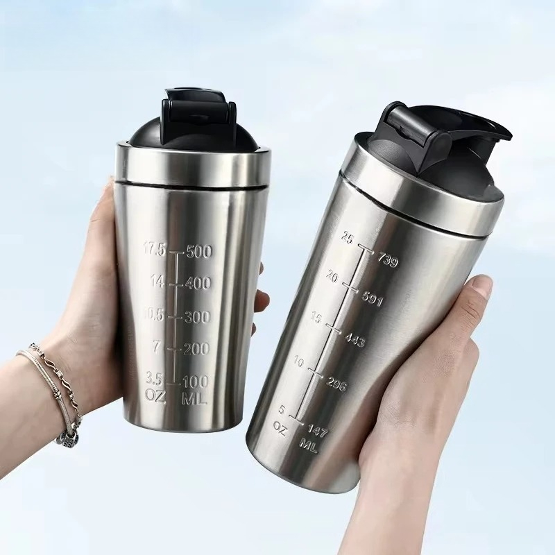Protein Bar - 1pcs Stainless Steel Protein Powder Shaker