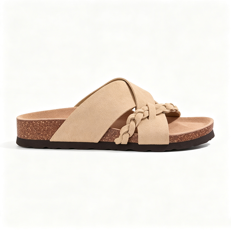 Popcorn - Smile Popcorn Women's Crisscross Braided Cork