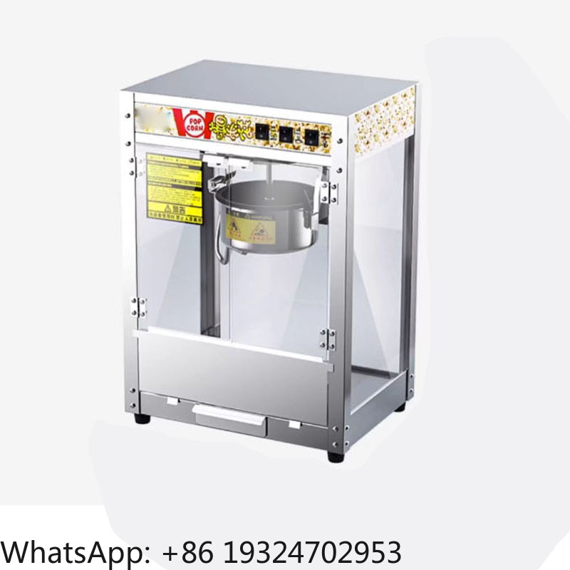 Popcorn - Fully Automatic Commercial Popcorn Machine 220/110V