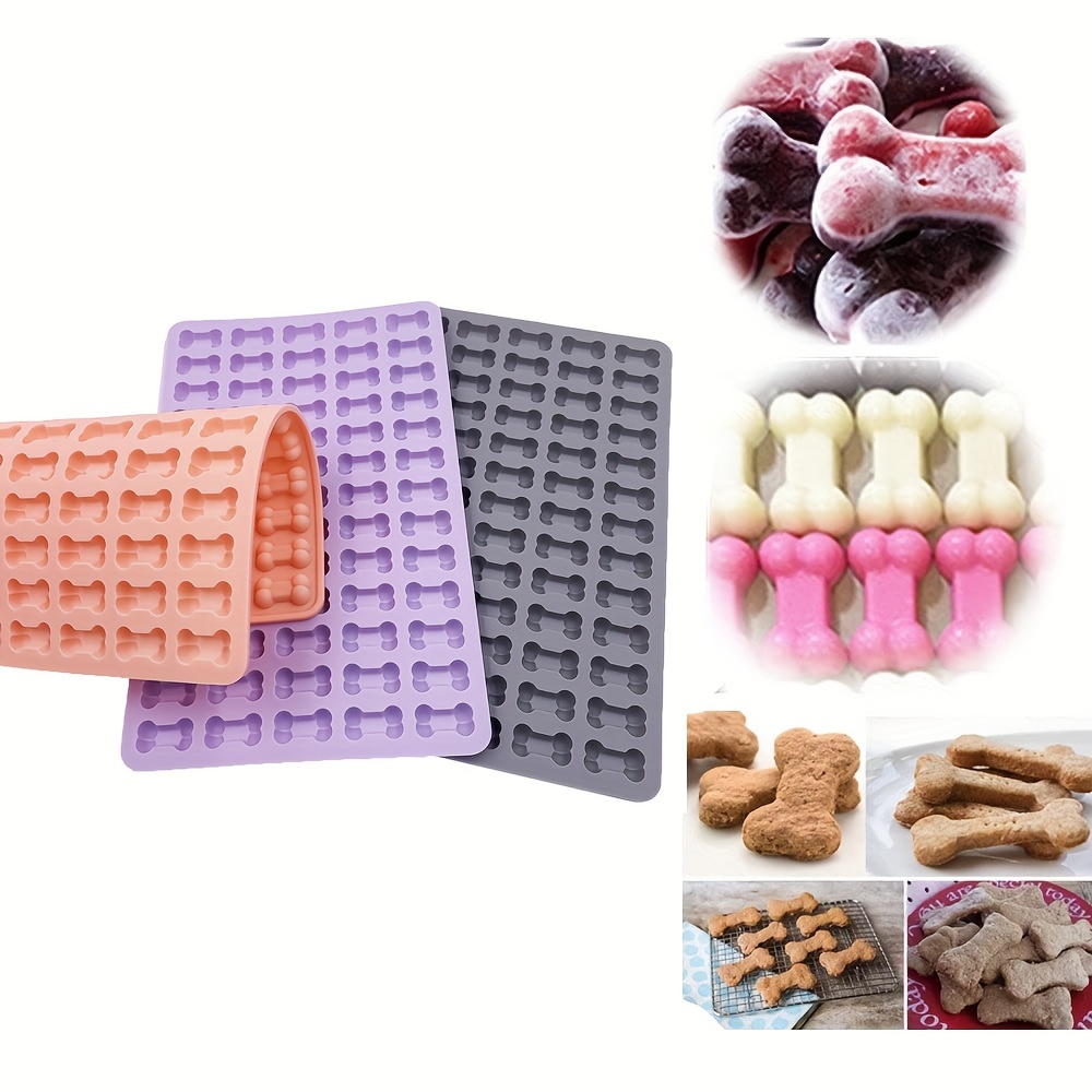 Chocolate Snack - 1pcs Mini Bone Biscuit Mold Pink