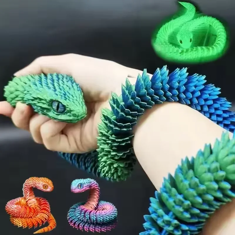 Gummy Candy - 3D Printed Snake Movable Joint Fidget