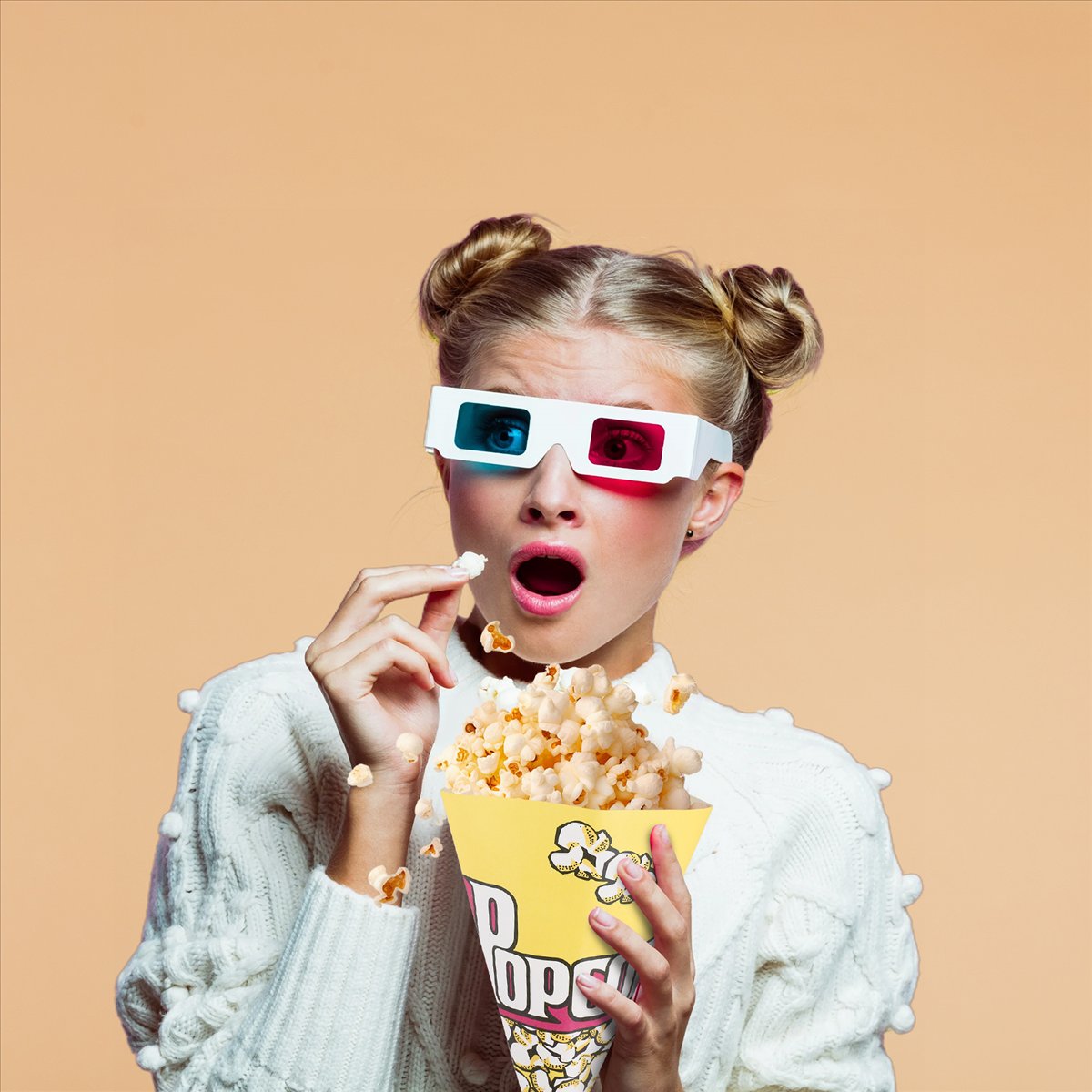 Popcorn - [Promotions]100X popcorn bags paper bags almonds