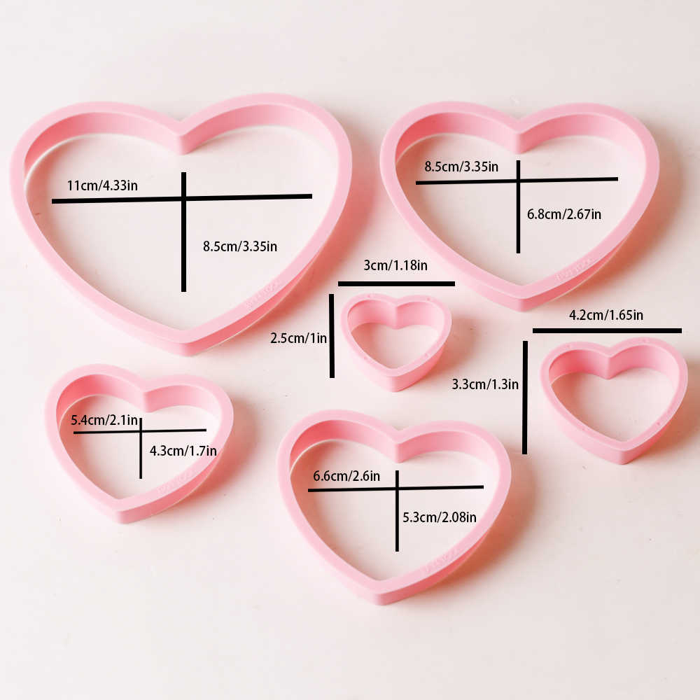 1set/3sets Pink Heart Star Flo - Cookies Pack ulasan dan harga