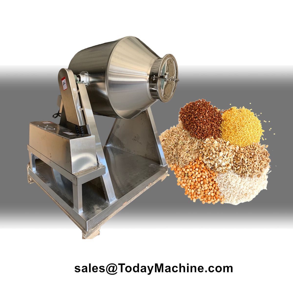 Food Grade Rotary Drum Mixer f - Nuts Mix ulasan dan harga
