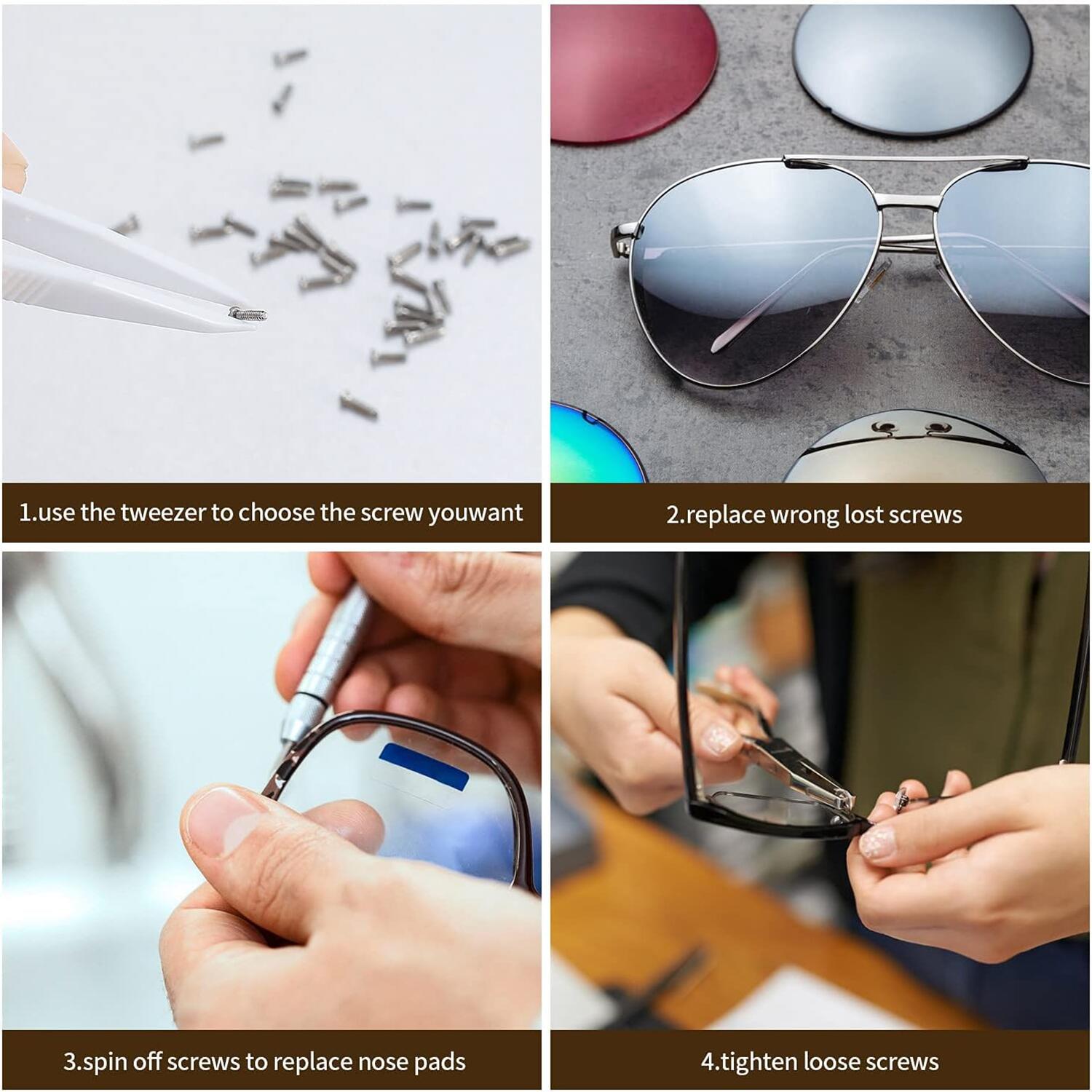 500 Pcs Eyeglasses Sunglass Re - Nuts Mix ulasan dan harga
