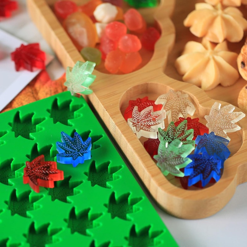 Marijuana Cannabis Hemp Leaf S - Gummy Candy ulasan dan harga