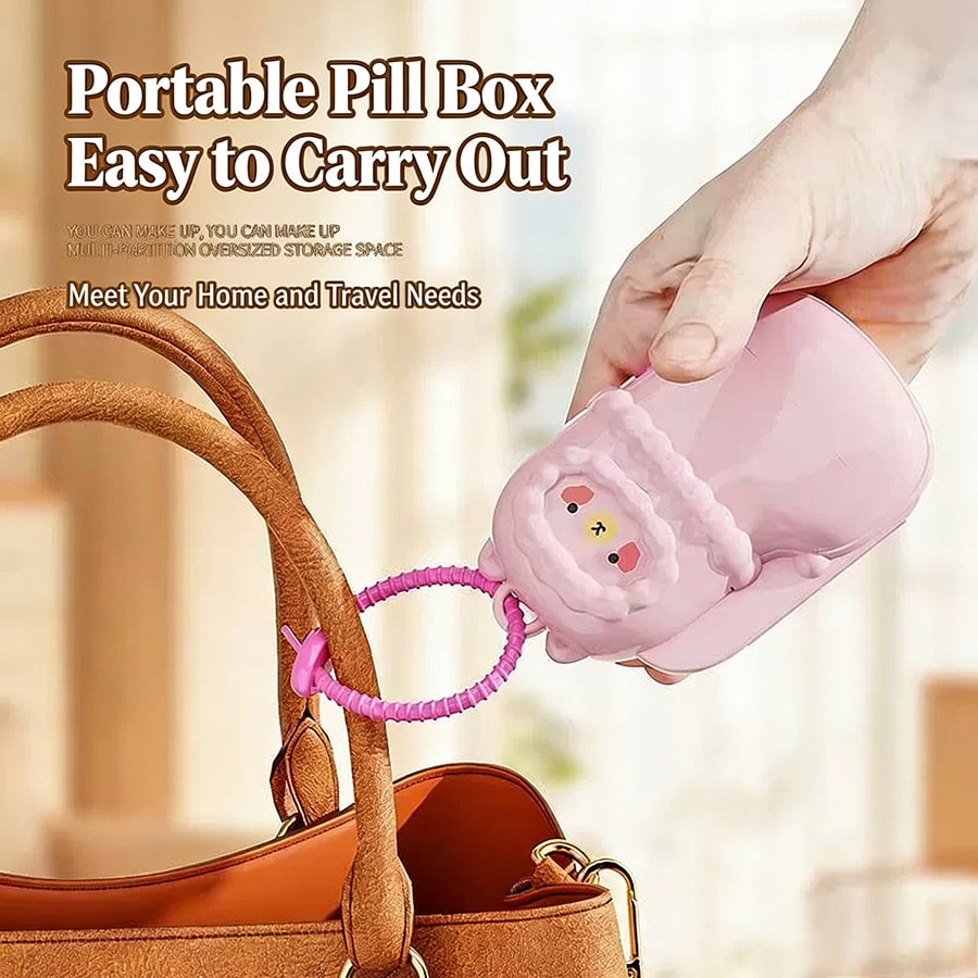 Mini Alpaca Medicine Box Porta - Seaweed Snack ulasan dan harga