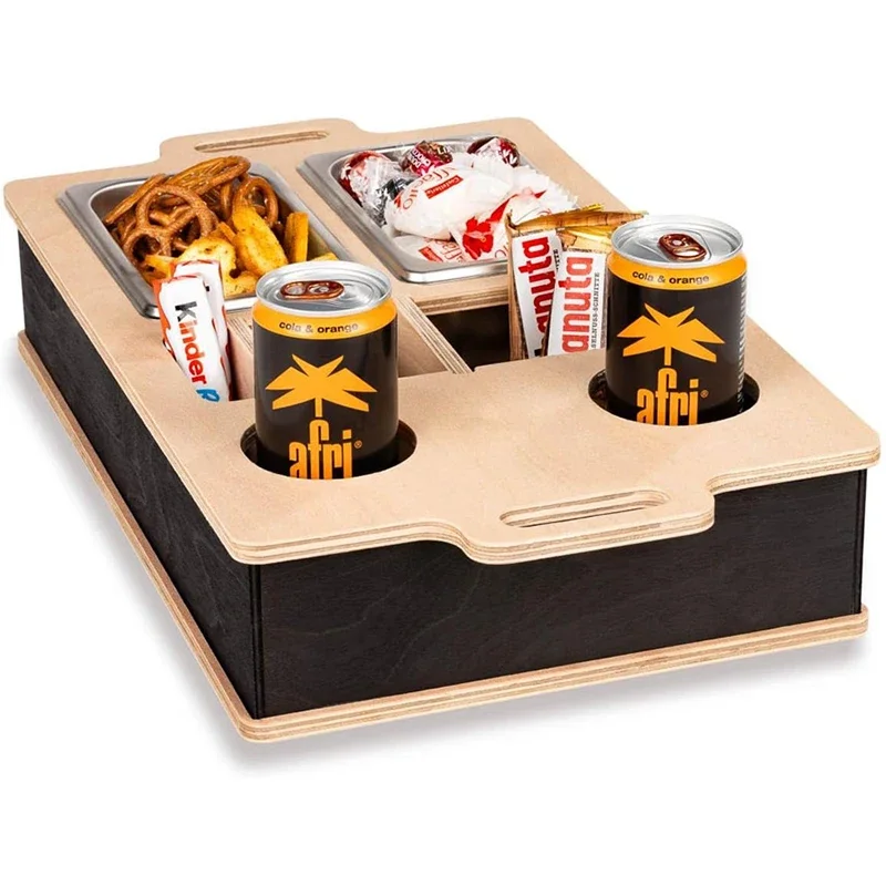 Rectangle Bamboo Tray Desktop  - Food Snacks Drinks ulasan dan harga