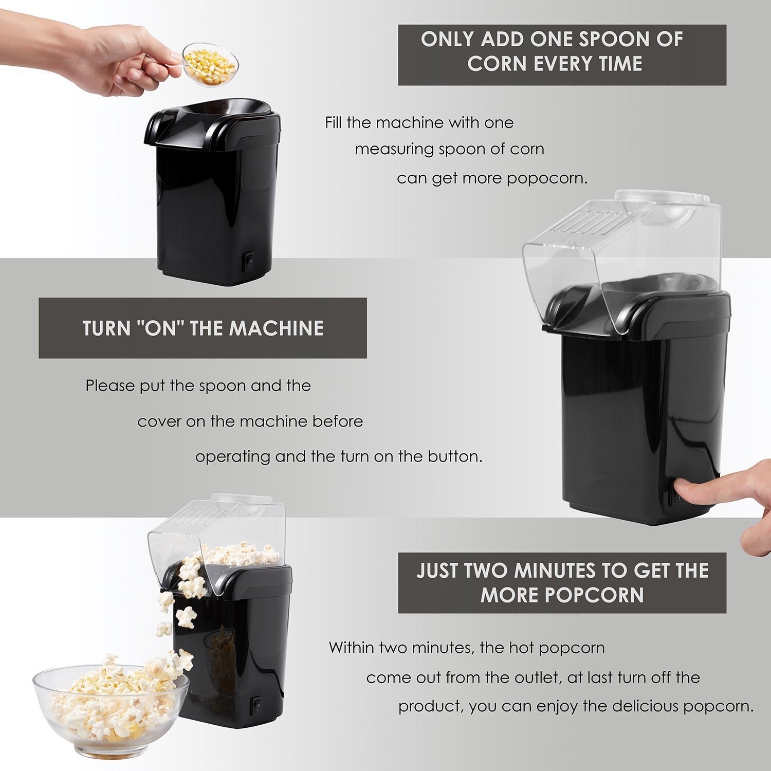 Easy Operate Small Home Use Po - Popcorn ulasan dan harga