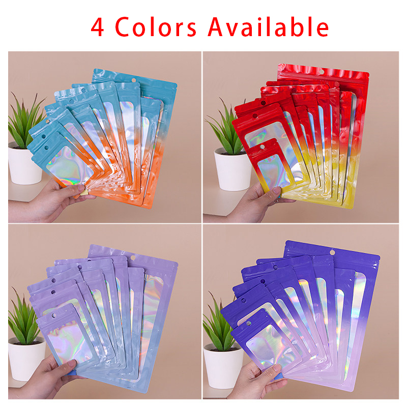 Holographic Color Square Zippe - Dried Fruit ulasan dan harga