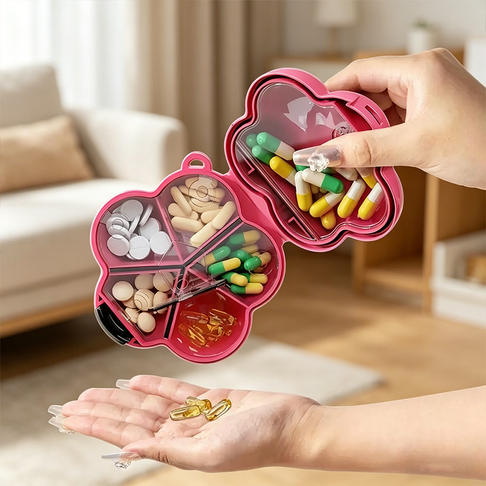 Dopamine Floral Mini Pill Box  - Seaweed Snack ulasan dan harga