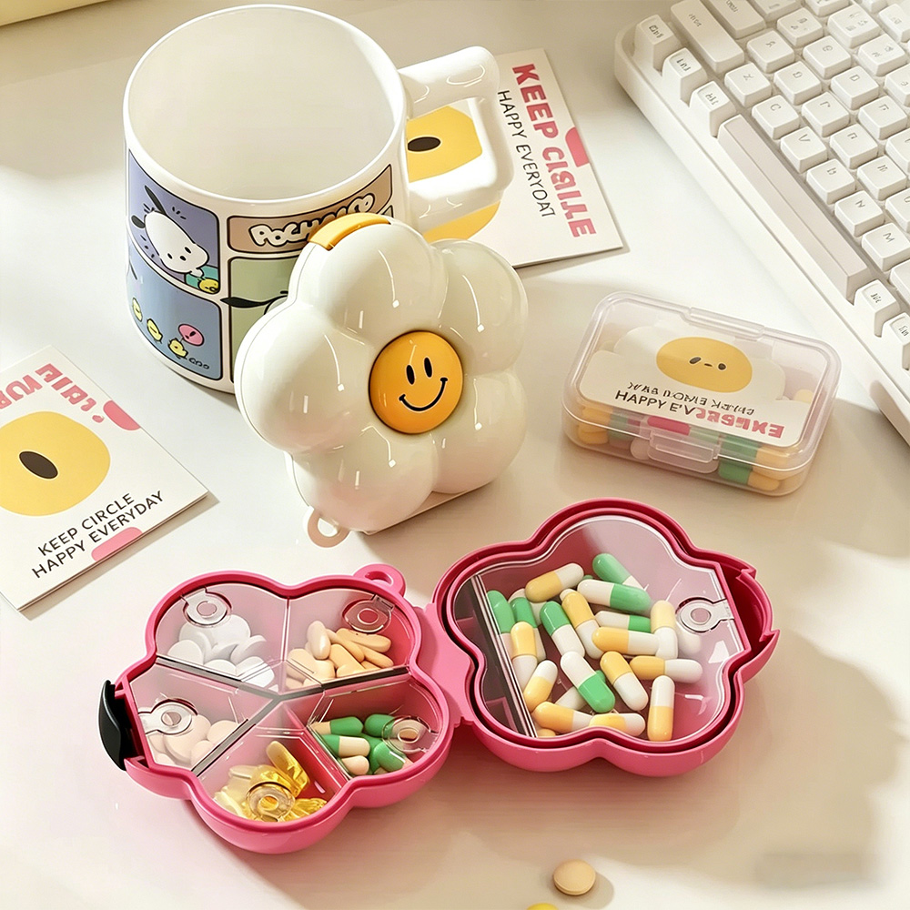 Dopamine Floral Mini Pill Box  - Seaweed Snack ulasan dan harga
