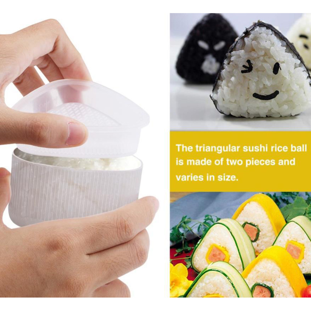 2Pcs Triangle Rice Ball Mold S - Seaweed Snack ulasan dan harga