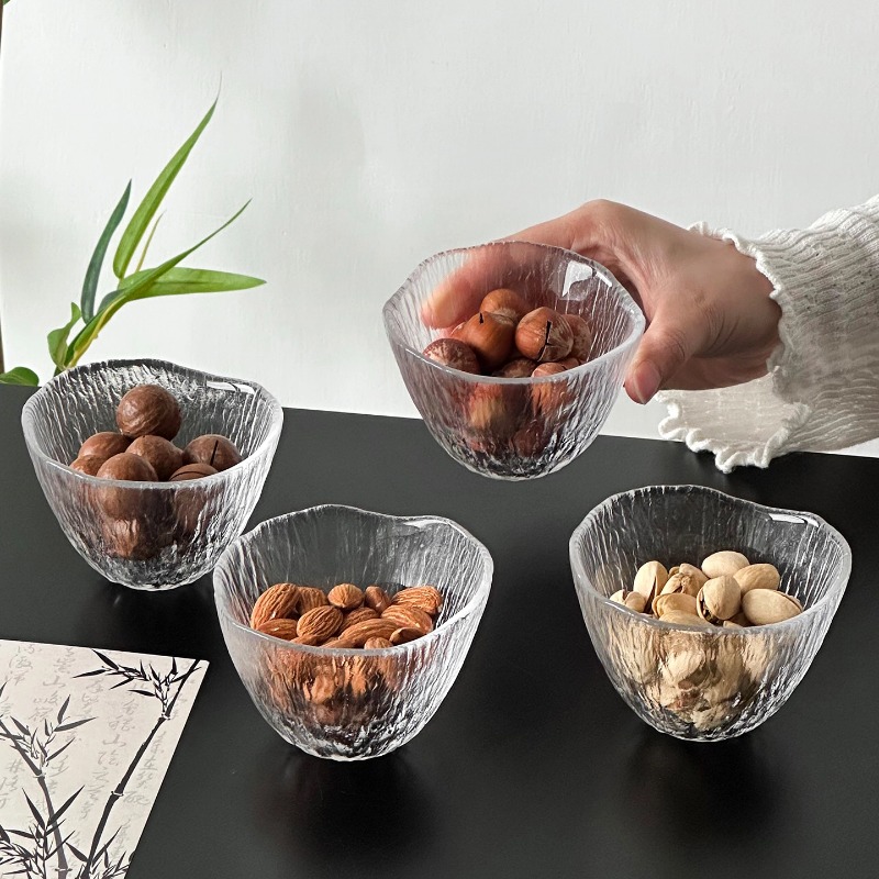 Clear Glass Cups Divided Nut T - Dried Fruit ulasan dan harga