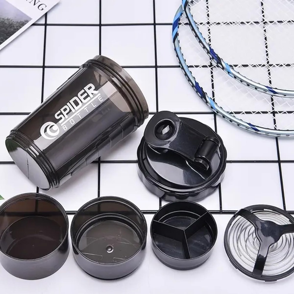 3 Layers Shaker Protein Bottle - Protein Bar ulasan dan harga
