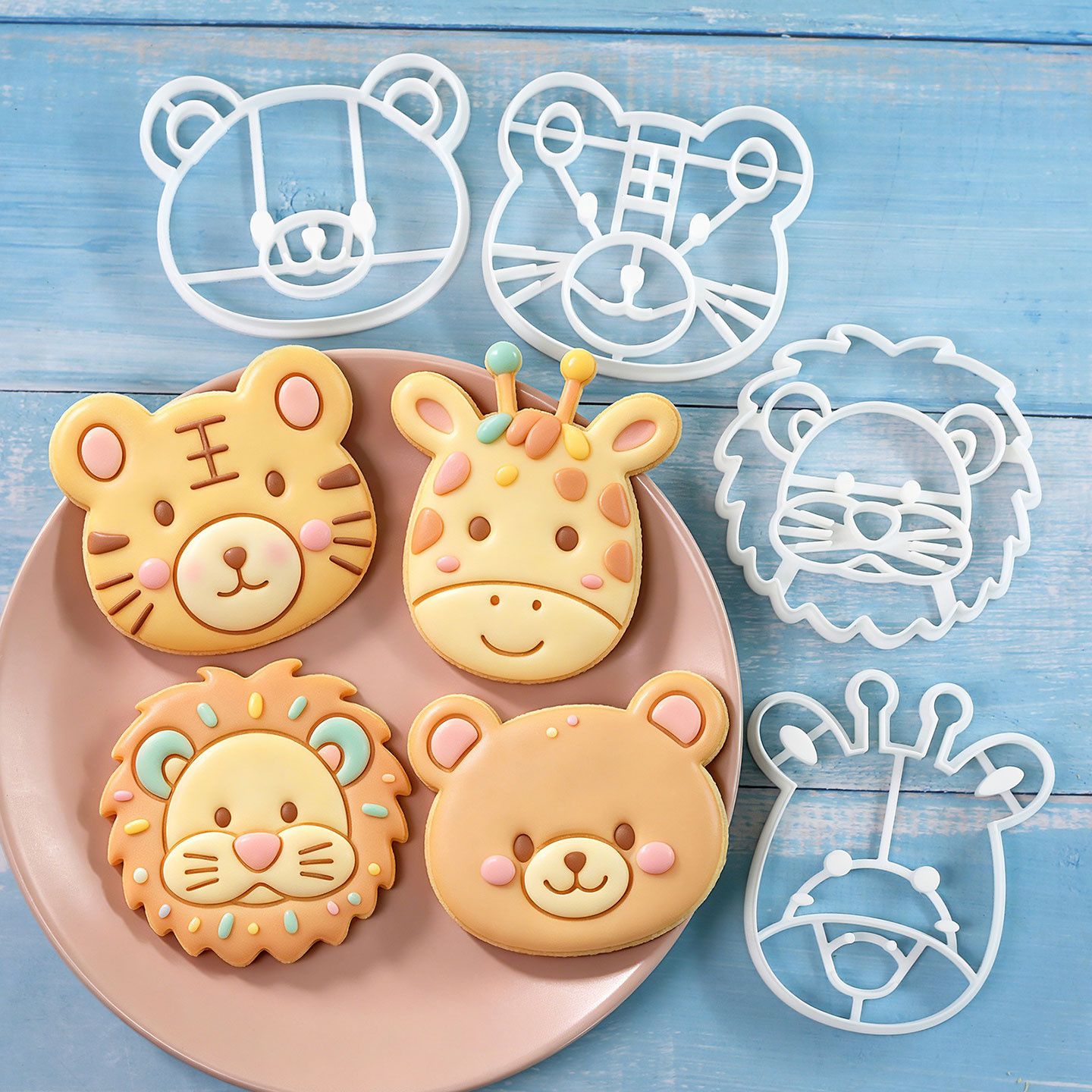 4 Pcs Animal Cookie Cutters Se - Cookies Pack ulasan dan harga