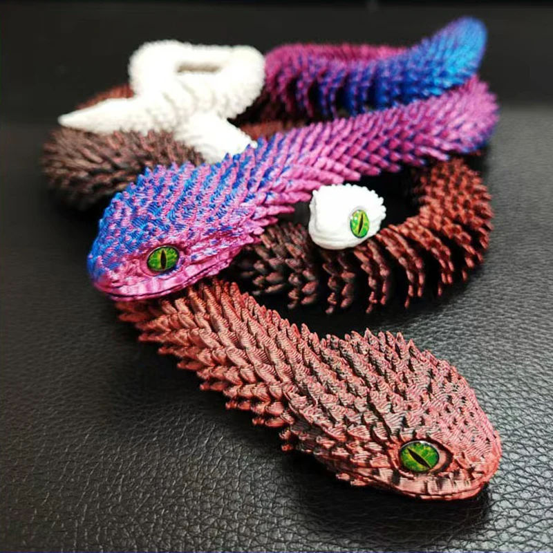 3D Printed Snake Movable Joint - Gummy Candy ulasan dan harga