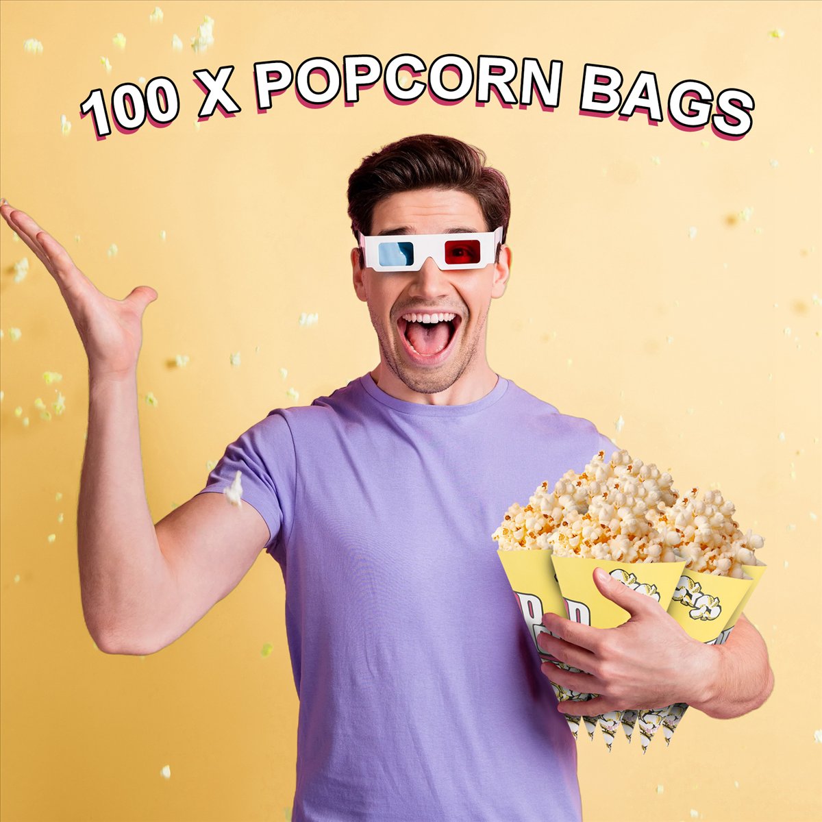 [Promotions]100X popcorn bags  - Popcorn ulasan dan harga