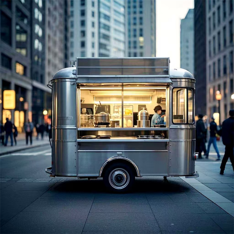 Portable Mobile Food Cart Trai - Food Snacks Catering ulasan dan harga