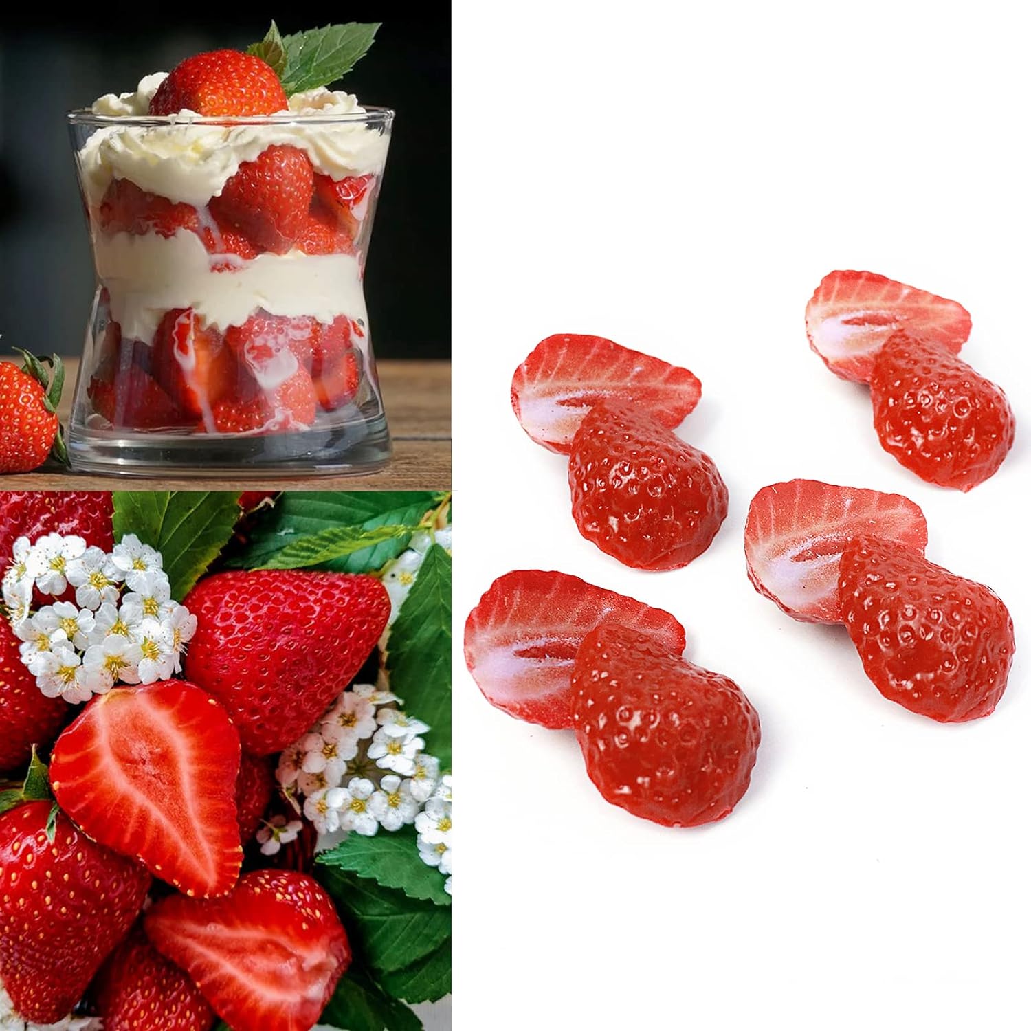 Artificial strawberry petals,  - Chocolate Snack ulasan dan harga