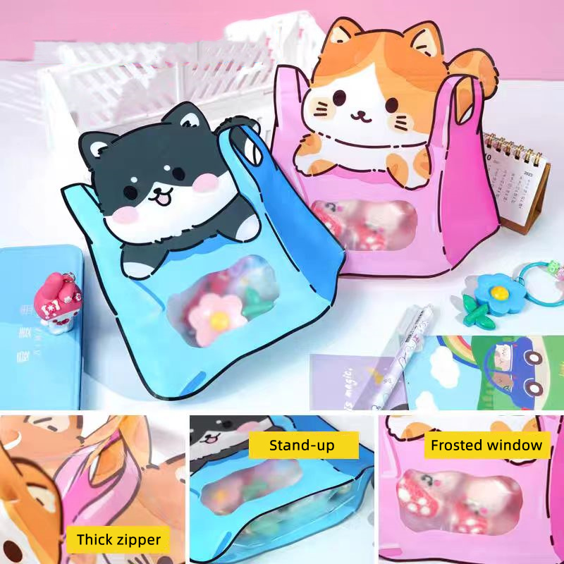 Cartoon Self-Sealing Snack Bag - Chocolate Snack ulasan dan harga