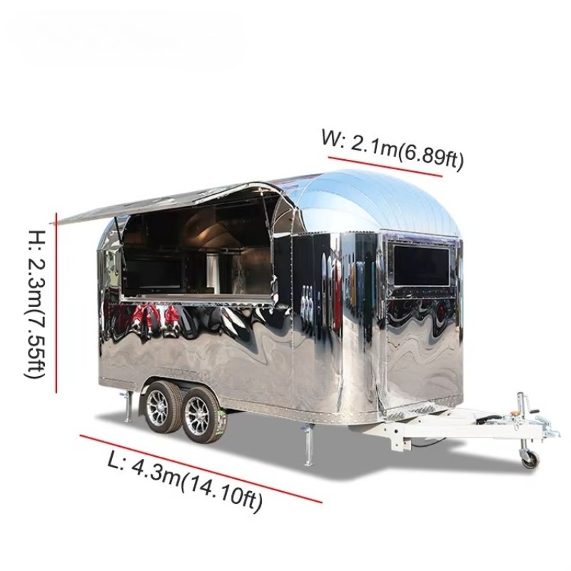 Food Truck Trailer Mobile Ice  - Popcorn ulasan dan harga