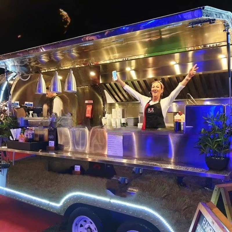 Food Truck Trailer Mobile Ice  - Popcorn ulasan dan harga