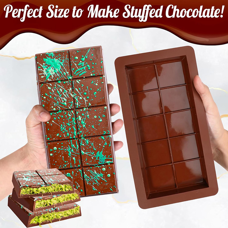 Chocolate Bar Molds Silicone B - Chocolate Snack ulasan dan harga