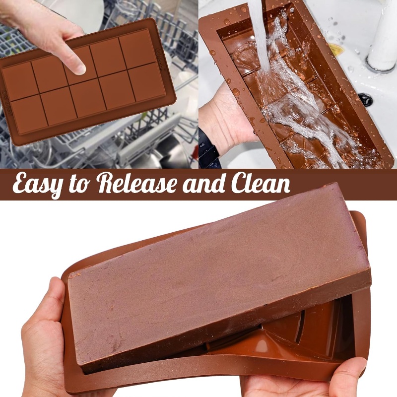 Chocolate Bar Molds Silicone B - Chocolate Snack ulasan dan harga