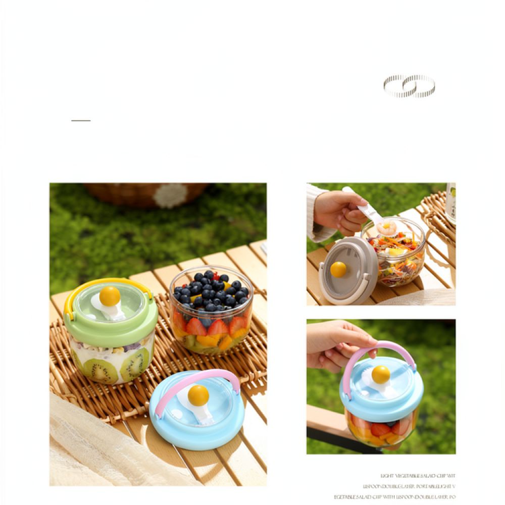 Ins Style Portable Salad Conta - Healthy Snacks Food ulasan dan harga