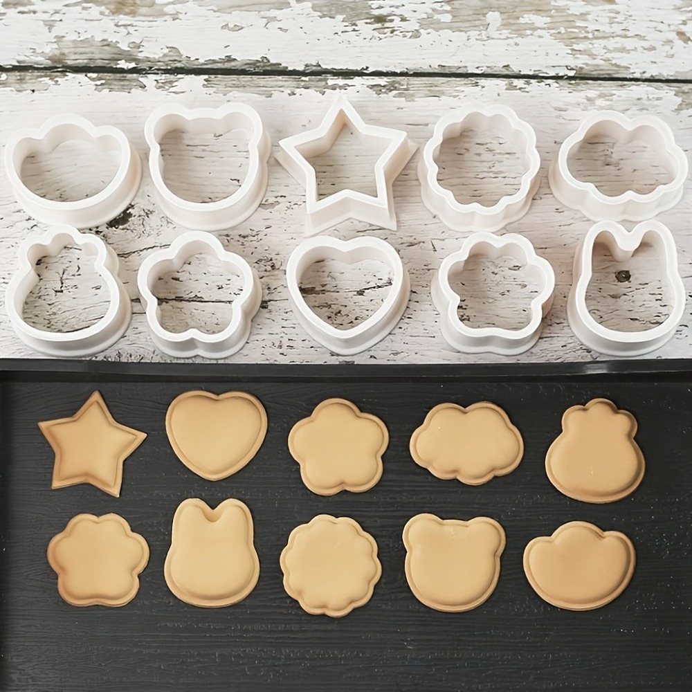 10Pcs Cookie Biscuit  Cutters  - Cookies Pack ulasan dan harga