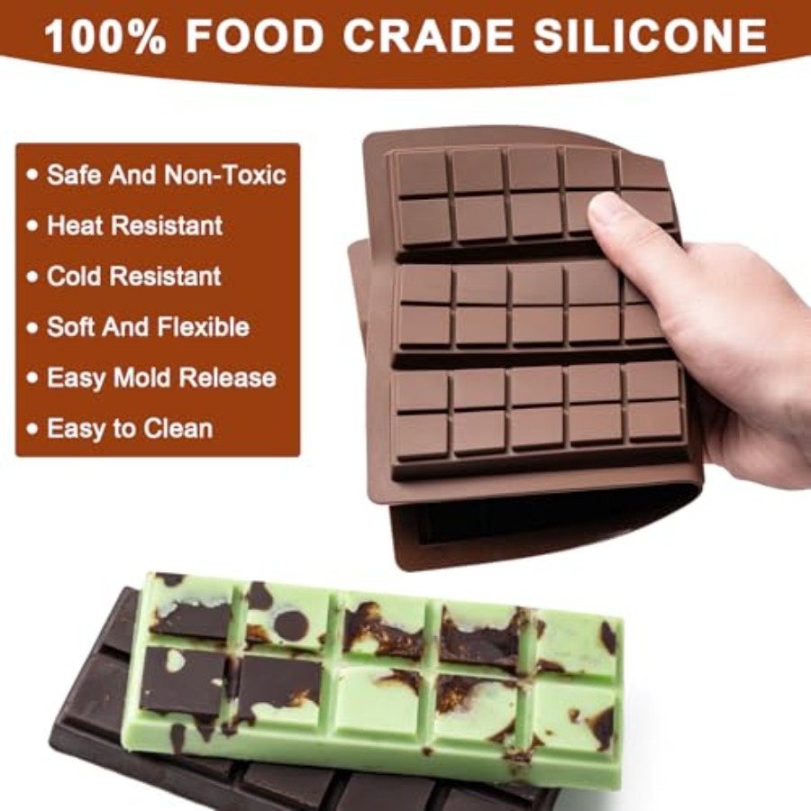 Chocolate Bar Mold Non-Stick C - Chocolate Snack ulasan dan harga