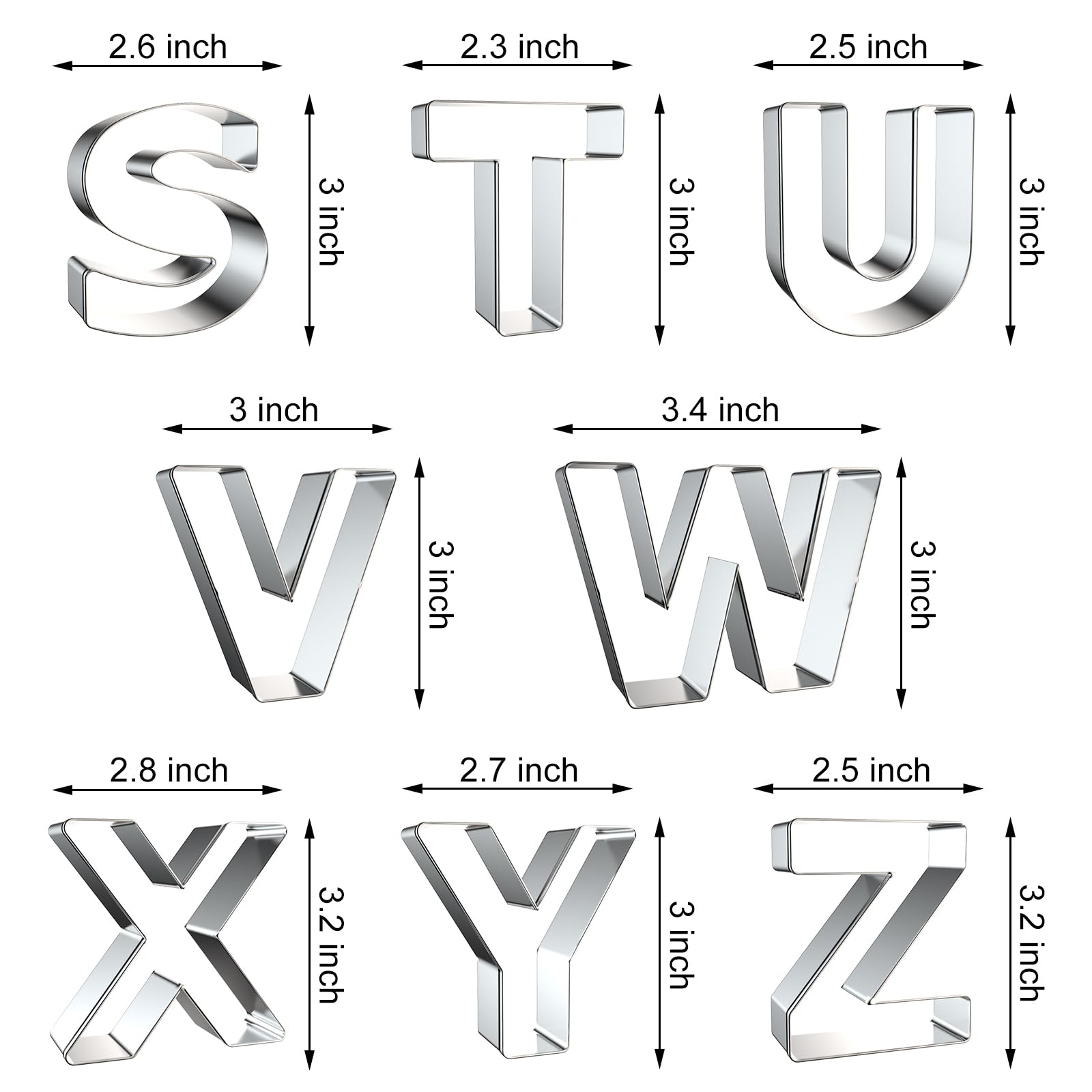 Letter Cookie Cutters Shapes - - Cookies Pack ulasan dan harga