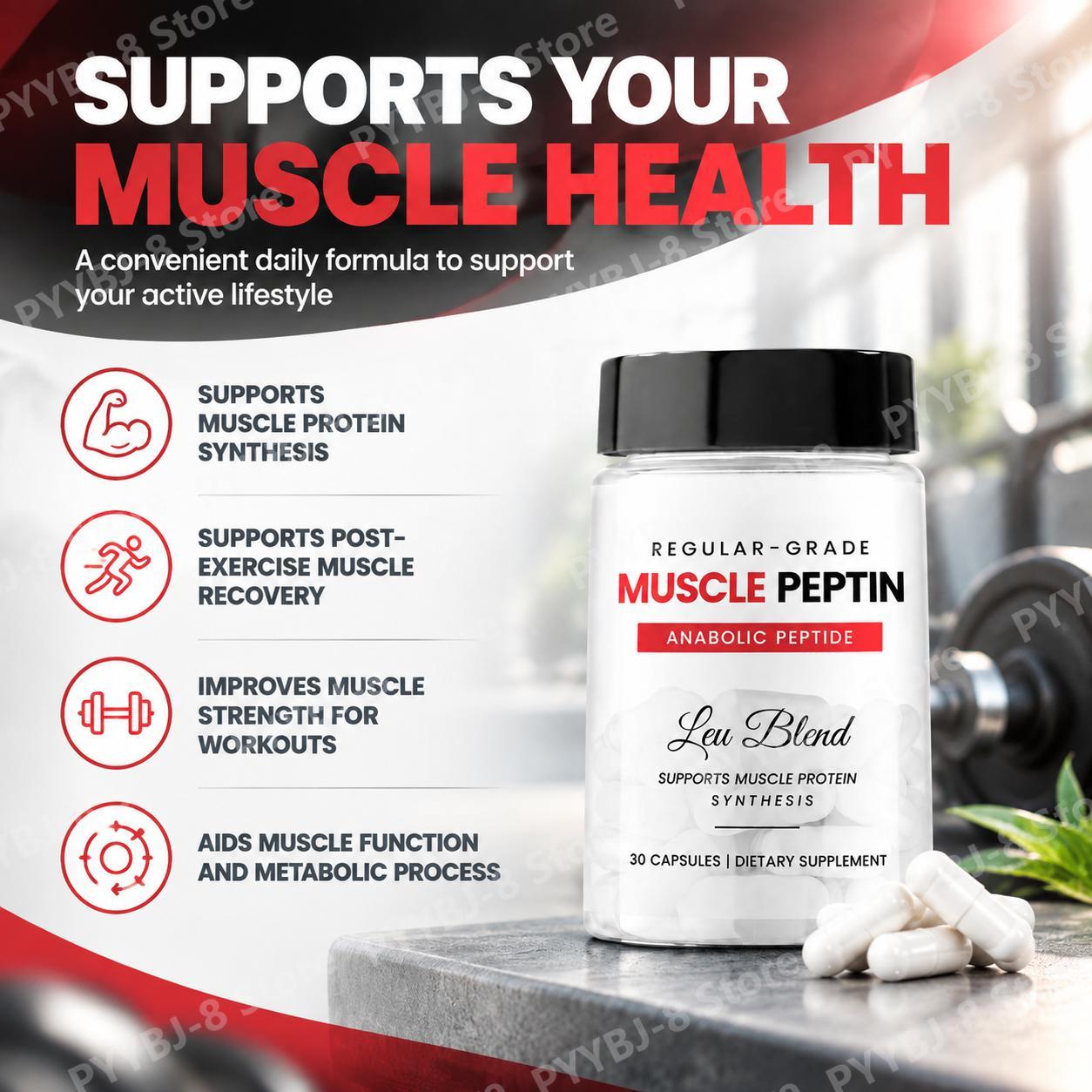 Muscle Peptin Leu Blend Capsul - Protein Bar ulasan dan harga