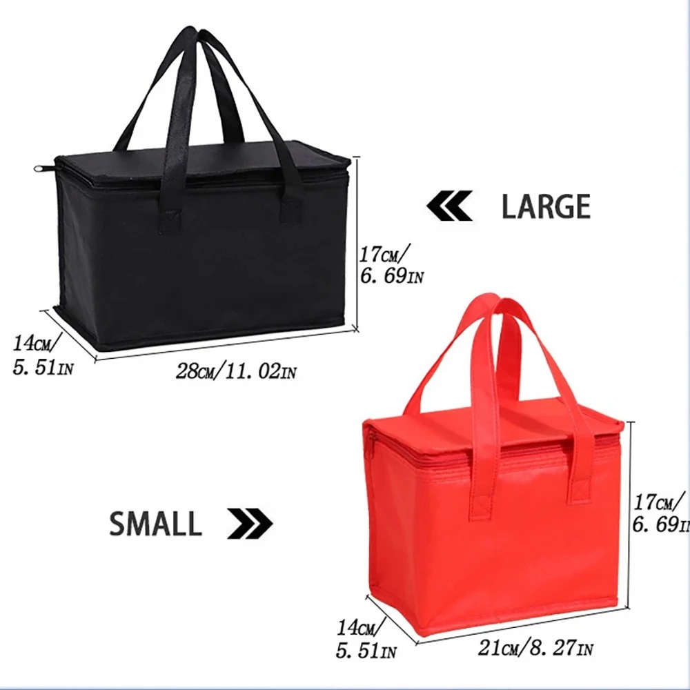 Portable Lunch Cooler Bag Insu - Food Snacks Delivery ulasan dan harga