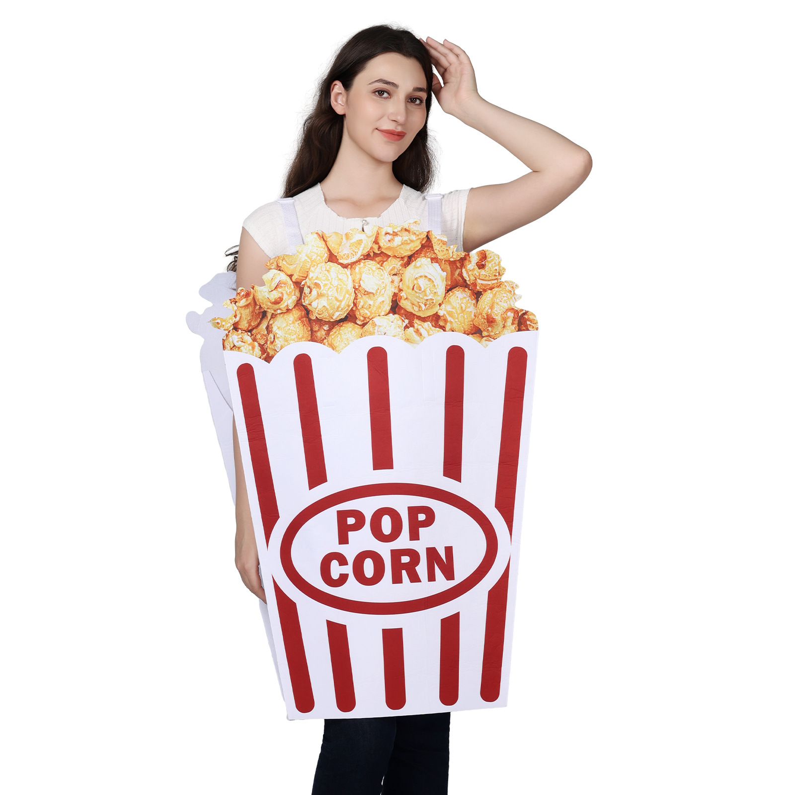 Adult Popcorn Box Costume Funn - Popcorn ulasan dan harga
