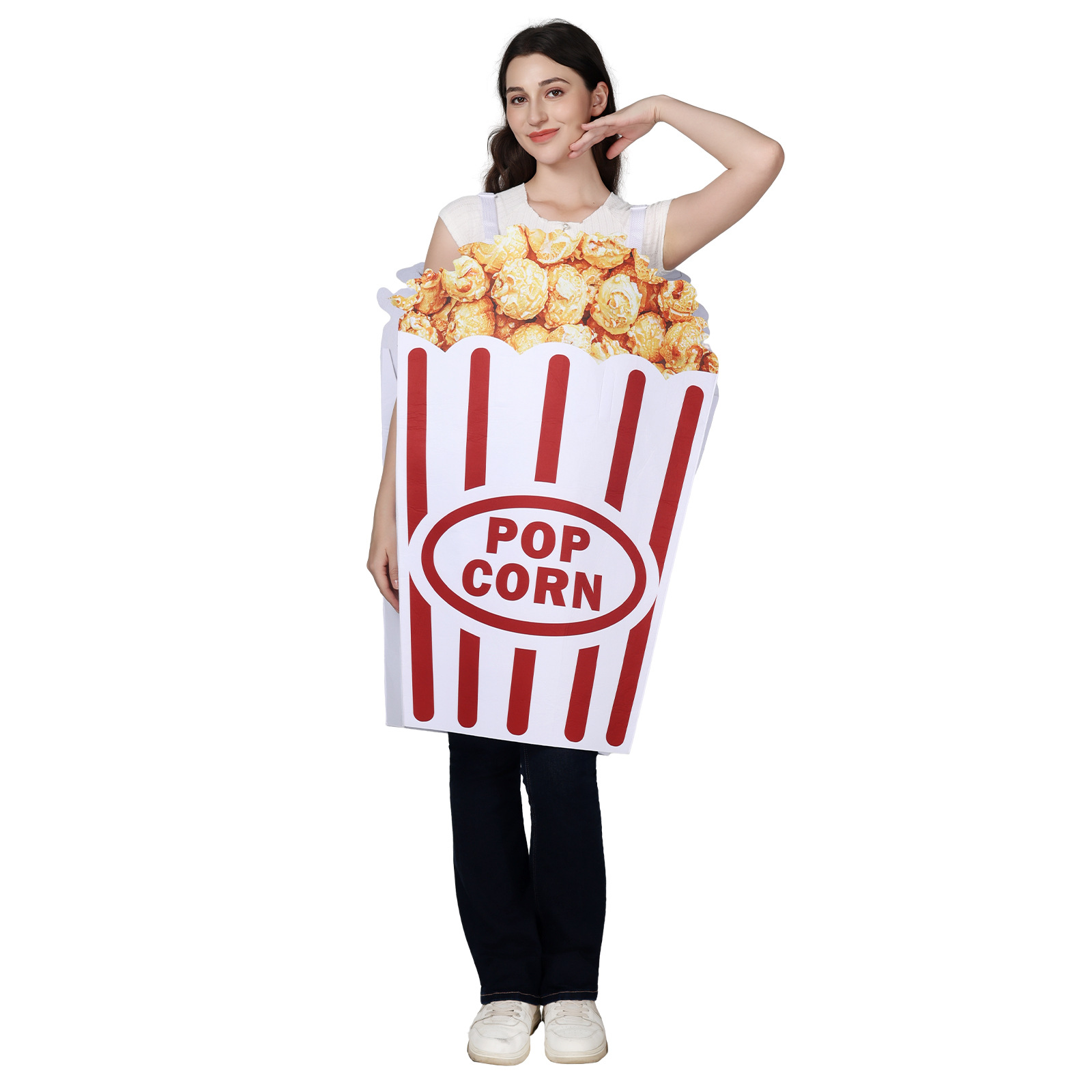 Adult Popcorn Box Costume Funn - Popcorn ulasan dan harga