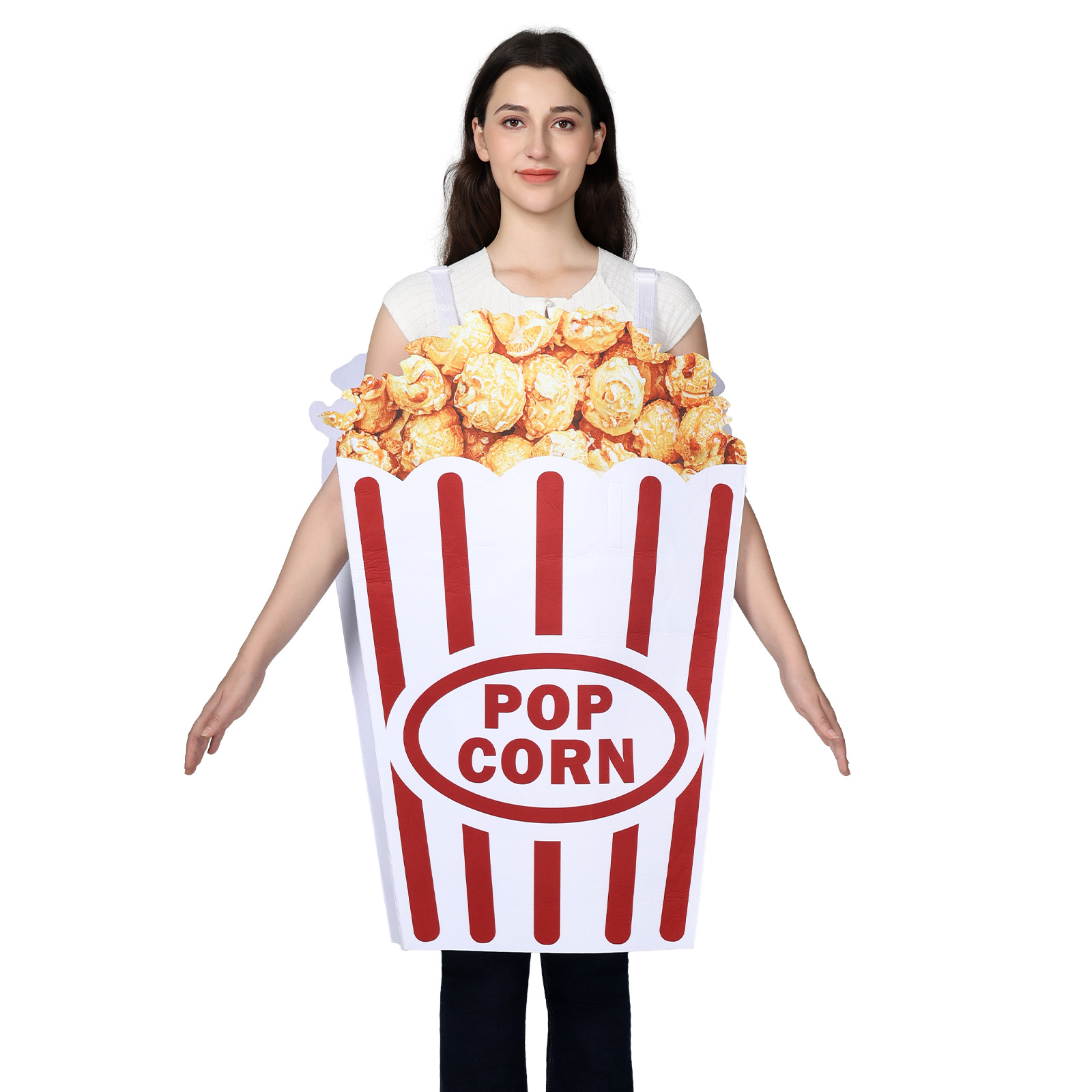 Adult Popcorn Box Costume Funn - Popcorn ulasan dan harga
