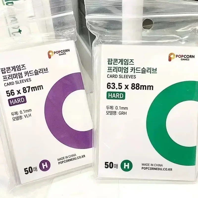 500Pcs Korea Card Sleeves HD T - Popcorn ulasan dan harga