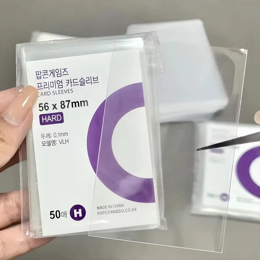 500Pcs Korea Card Sleeves HD T - Popcorn ulasan dan harga